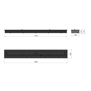 Биокамин Slimline BLACK BURNER 1500 купить Биокамин Slimline BLACK BURNER 1500