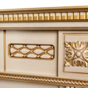 Электрокамин Corsica Lux 25,5/26 WT с очагом 3D Novara