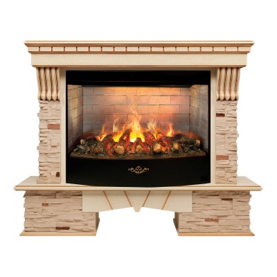 Электрокамин Sorento 33/33W WT с очагом 3D Firestar 33 Электрокамин Sorento 33/33W WT с очагом 3D Firestar 33