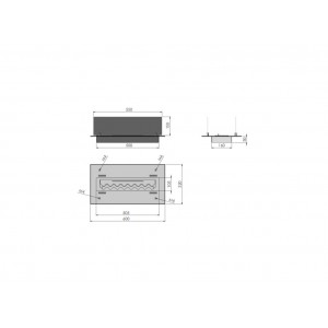 Биокамин Infire INSERT 600 купить Биокамин Infire INSERT 600