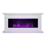 Электрокамин Islandia CST1000 WT с очагом 3D Cassette 1000 LED RGB