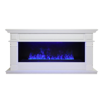 Электрокамин Islandia CST1000 WT с очагом 3D Cassette 1000 LED RGB Электрокамин Islandia CST1000 WT с очагом 3D Cassette 1000 LED RGB