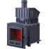 Чугунная печь для бани Grom 80(П) в облицовке Президент Серпентинит 1320/60 Чугунная печь для бани Grom 80(П) в облицовке Президент Серпентинит 1320/60