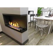 Биокамин Zefire Contour угловой 900 правый (Estetic Flame)