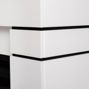 Электрокамин Lindelse 26 WT с очагом Moonblaze Deluxe Black