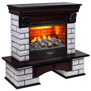Электрокамин Country Lux Rock 25/25,5 AO с очагом 3D Firestar 25,5