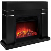 Электрокамин Lindelse 26 BLM с очагом Moonblaze Deluxe Black