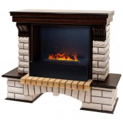 Электрокамин Country 26 AO с очагом 3D Cassette 630 Black Panel