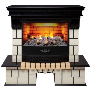 электрокамин Stone 25/25,5 AO с очагом 3D Firestar 25,5