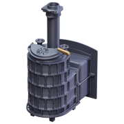 Чугунная печь для бани Авангард ЗК 25 (П2)