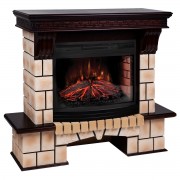 Электрокамин Stone Brick 25/25,5 AO с очагом Firefield 25