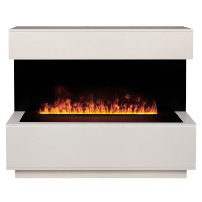 Электрокамин Modern CST1000 WT-P614 с очагом 3D Cassette 1000 Black Panel Электрокамин Modern CST1000 WT-P614 с очагом 3D Cassette 1000 Black Panel