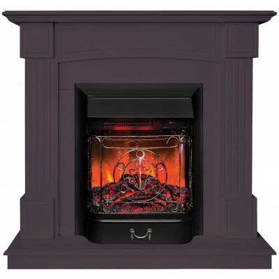 электрокамин ANDREA STD GR с очагом Majestic Lux Black электрокамин ANDREA STD GR с очагом Majestic Lux Black