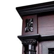 Электрокамин Silvia Corner 26 AO с очагом 3D Cassette 630 Black Panel
