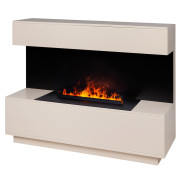 Электрокамин Modern CST630 WT-P614 с очагом 3D Cassette 630 Black Panel