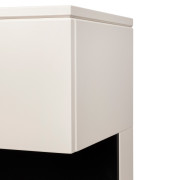 Электрокамин Modern CST630 WT-P614 с очагом 3D Cassette 630 Black Panel