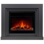 Электрокамин Stanley 26 GR с очагом Moonblaze Deluxe Black