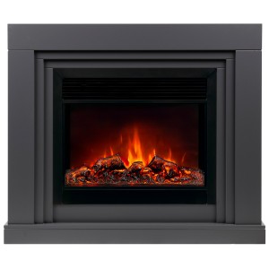 Электрокамин Stanley 26 GR с очагом Moonblaze Deluxe Black