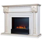 Электрокамин Imperia 26/33 WT с очагом 3D Cassette 630 Black Panel