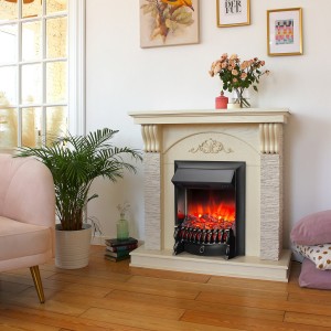 Электрокамин Corfino WT с очагом Fobos Lux Black купить Электрокамин Corfino WT с очагом Fobos Lux Black