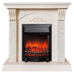 Электрокамин Corfino WT с очагом Fobos Lux Black купить Электрокамин Corfino WT с очагом Fobos Lux Black