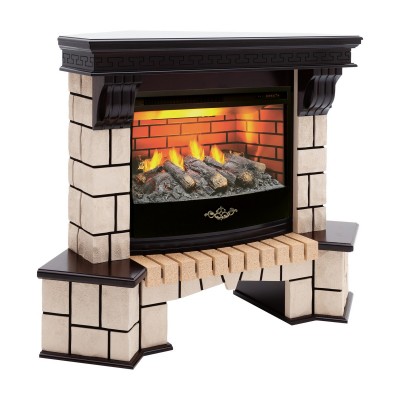 Электрокамин Stone Corner 25/25,5 AO с очагом 3D Firestar 25,5 Электрокамин Stone Corner 25/25,5 AO с очагом 3D Firestar 25,5