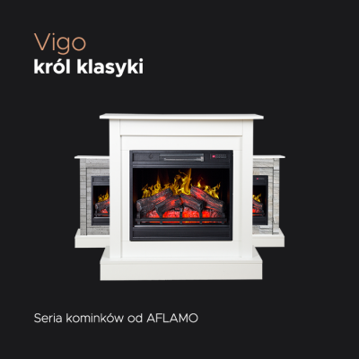 Электрокамин Aflamo Vigo бетон Электрокамин Aflamo Vigo бетон