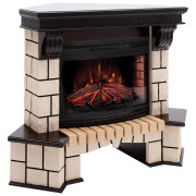 Электрокамин Stone Corner 25/25,5 AO с очагом Firefield 25