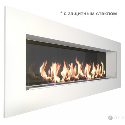 Биокамин Zefire Elliot 1800 белый со стемалитом Биокамин Zefire Elliot 1800 белый со стемалитом