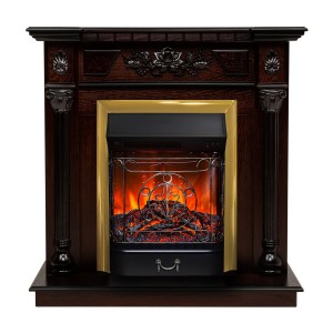 Электрокамин Dacota AO с очагом Majestic Lux Brass купить Электрокамин Dacota AO с очагом Majestic Lux Brass