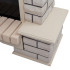 Электрокамин Country 33/33W WT с очагом Firespace 33W Электрокамин Country 33/33W WT с очагом Firespace 33W