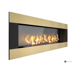 Биокамин Zefire Elliot horizontal 1800 латунный со стемалитом купить Биокамин Zefire Elliot horizontal 1800 латунный со стемалитом