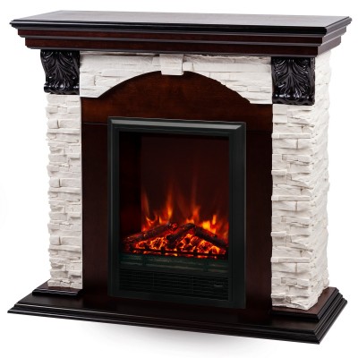 Электрокамин Dublin Lux AO с очагом Eugene Электрокамин Dublin Lux AO с очагом Eugene
