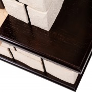 электрокамин Stone 26 AO с очагом 3D Cassette 630 Black Panel