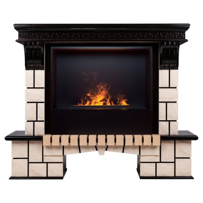 электрокамин Stone 26 AO с очагом 3D Cassette 630 Black Panel электрокамин Stone 26 AO с очагом 3D Cassette 630 Black Panel
