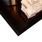 Электрокамин Dublin Corner Rock AO с очагом Eugene