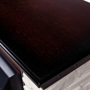 Электрокамин Elford AO с очагом Fobos Lux Brass