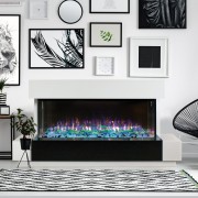 Электрокамин Houston 50 WT с очагом Onyx 50