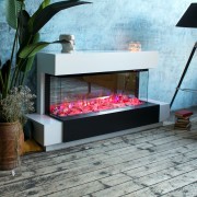 Электрокамин Houston 50 WT с очагом Onyx 50