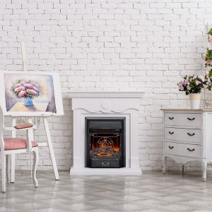 Электрокамин Aurora WT с очагом Majestic Lux Black купить Электрокамин Aurora WT с очагом Majestic Lux Black