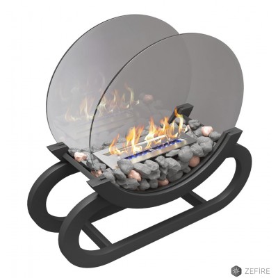 Биокамин Zefire Iris ellipse темный Биокамин Zefire Iris ellipse темный