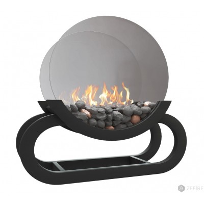 Биокамин Zefire Iris ellipse темный Биокамин Zefire Iris ellipse темный