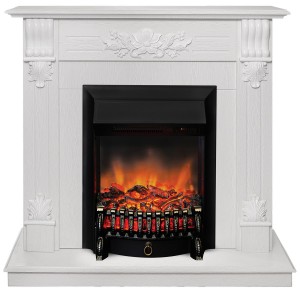 Электрокамин Ottawa WT с очагом Fobos Lux Black RC купить Электрокамин Ottawa WT с очагом Fobos Lux Black RC