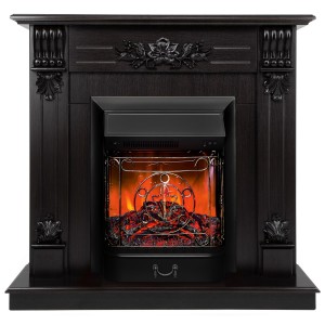 Электрокамин Ottawa DN с очагом Majestic Lux Black