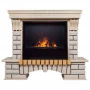 Электрокамин Country 26 WT с очагом 3D Cassette 630 Black Panel