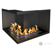 Биокамин Zefire Standart для угловой стены 700