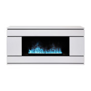 Электрокамин Vega CST1000 WT с очагом 3D Cassette 1000 LED RGB