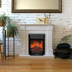 Электрокамин Andrea WT с очагом Majestic Lux Black купить Электрокамин Andrea WT с очагом Majestic Lux Black