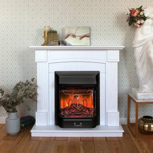 Электрокамин Andrea WT с очагом Majestic Lux Black купить Электрокамин Andrea WT с очагом Majestic Lux Black