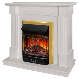 Электрокамин Andrea WT с очагом Majestic Lux Brass купить Электрокамин Andrea WT с очагом Majestic Lux Brass